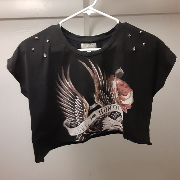 Zara Trafaluc Crop Top - Picture 1 of 5